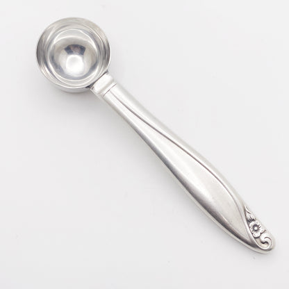 Flowertime 1963, Tea Measuring Spoon, Vintage Silverware Scoop Scoop callistafaye