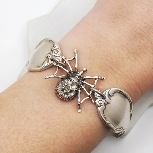 Reflection 1959 / Spider, Two-Part Spoon Bracelet, Vintage Spoon Handle, Antique Spoon Bracelet Bracelets callistafaye   