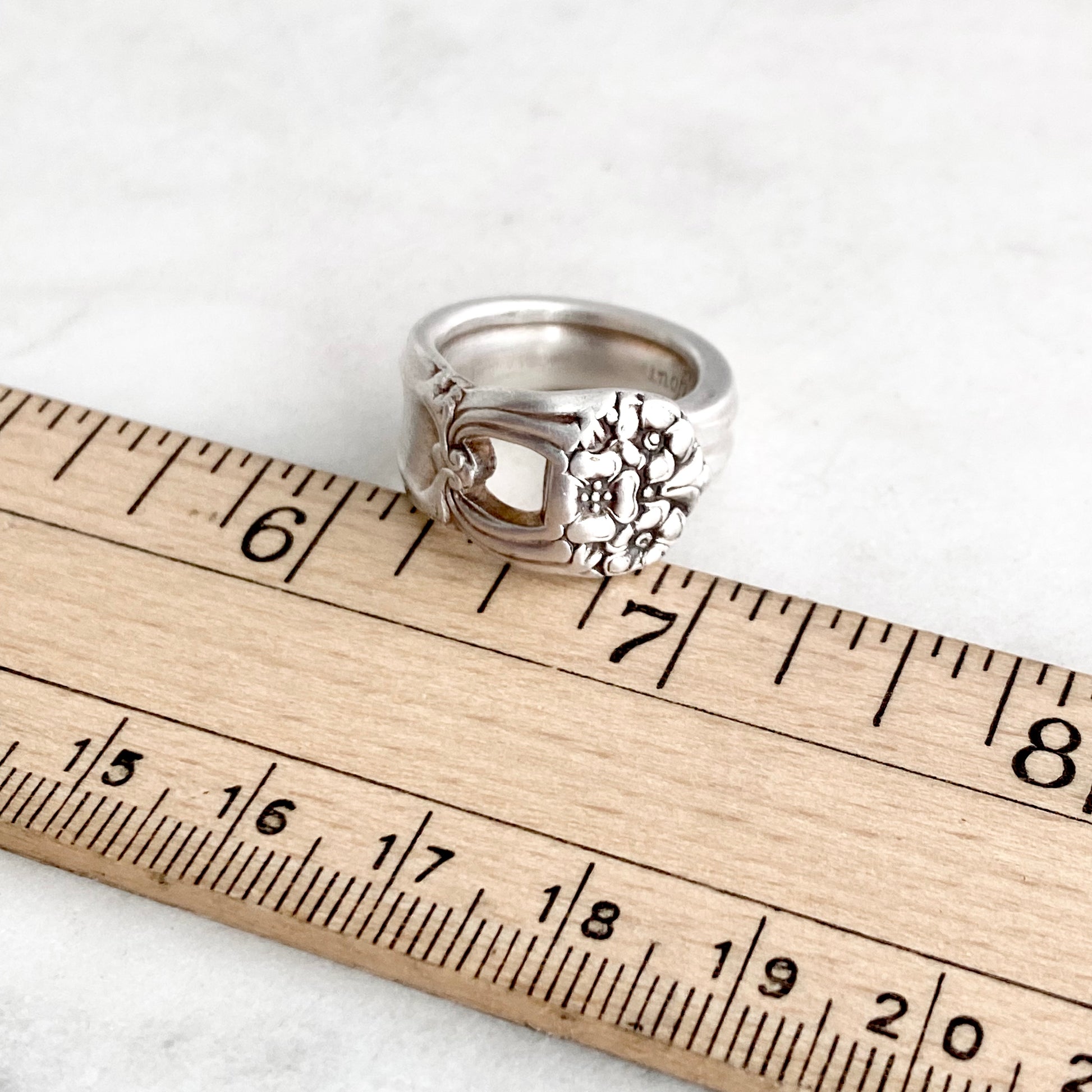 Eternally Yours 1941, Custom Size Spoon Ring, Vintage Silverware Ring Rings callistafaye   