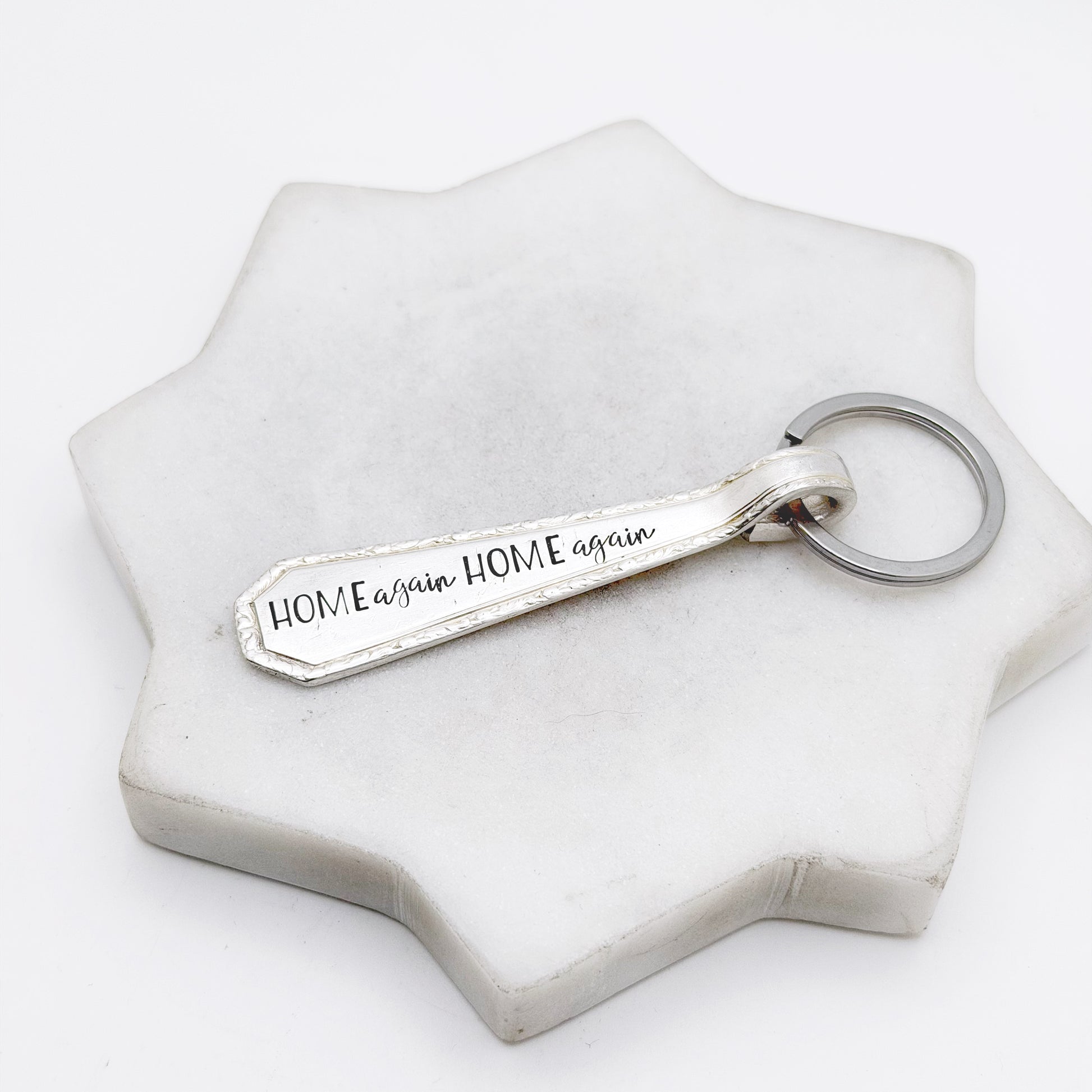 Home Again Home Again, Spoon Handle Keychain Keychains callistafaye
