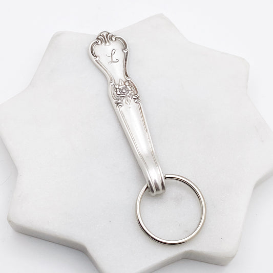 L Monogram, Signature 1950, Spoon Handle Keychain Keychains callistafaye   