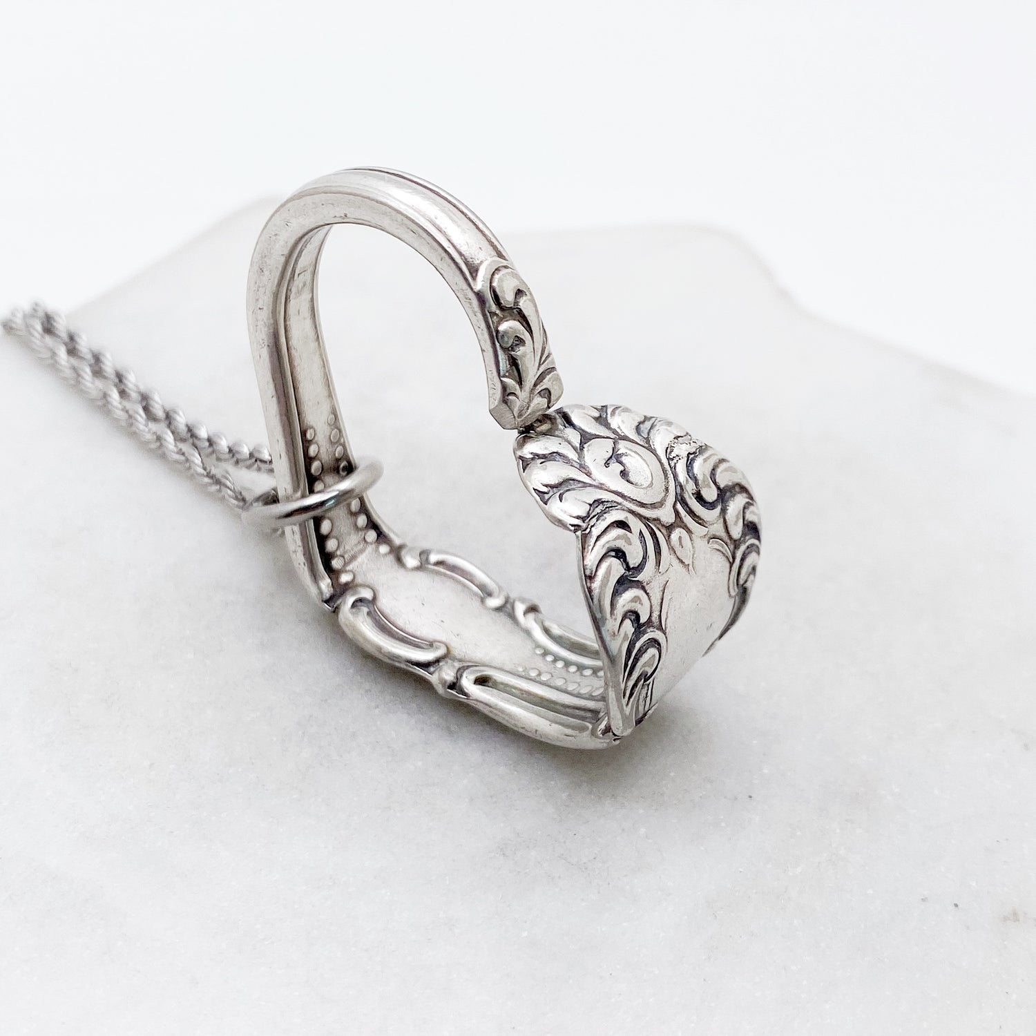 Carlton 1898, RARE Antique Floating Heart, Antique Spoon Jewelry Hearts callistafaye