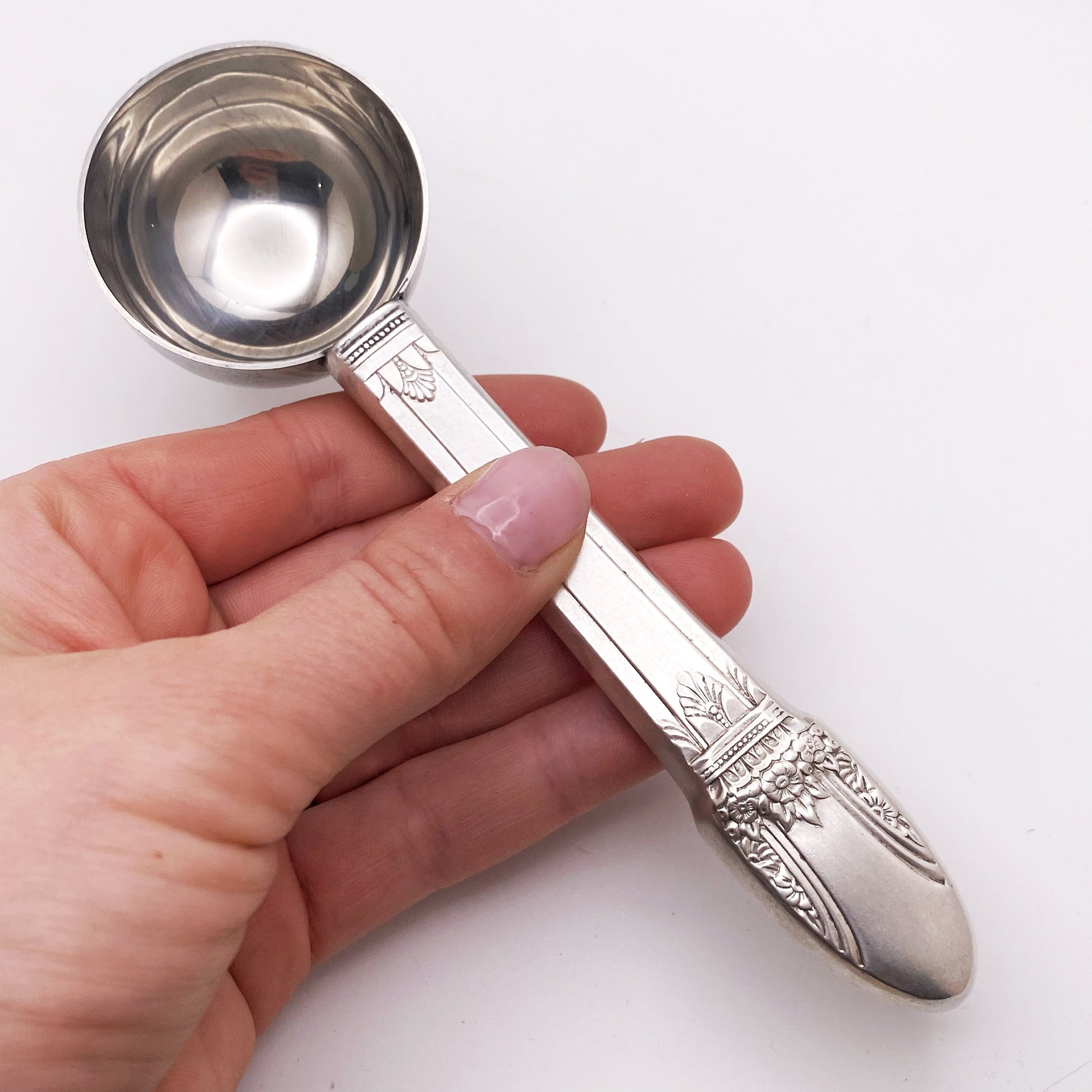 First Love 1937, Coffee Measuring Spoon, Vintage Silverware Scoop Scoop callistafaye