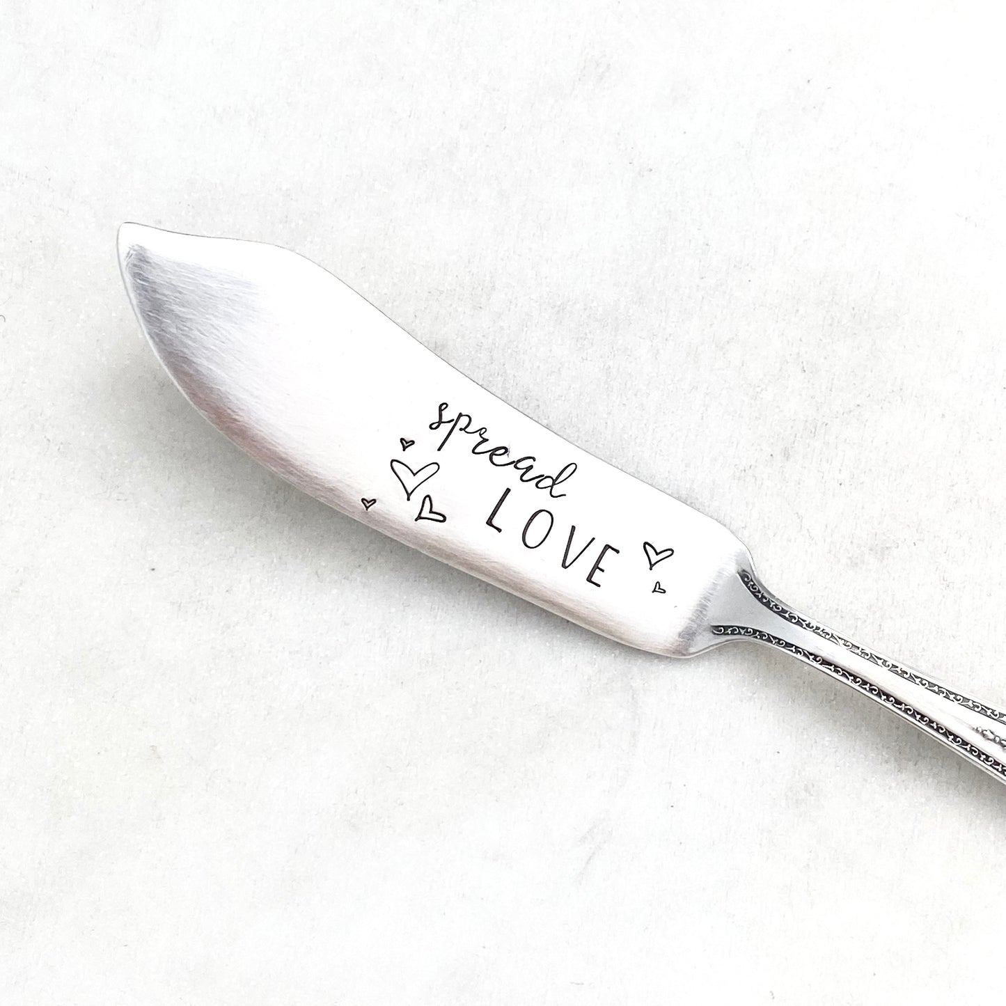 Spread Love, Hand Stamped Vintage Spreader Spreaders callistafaye   