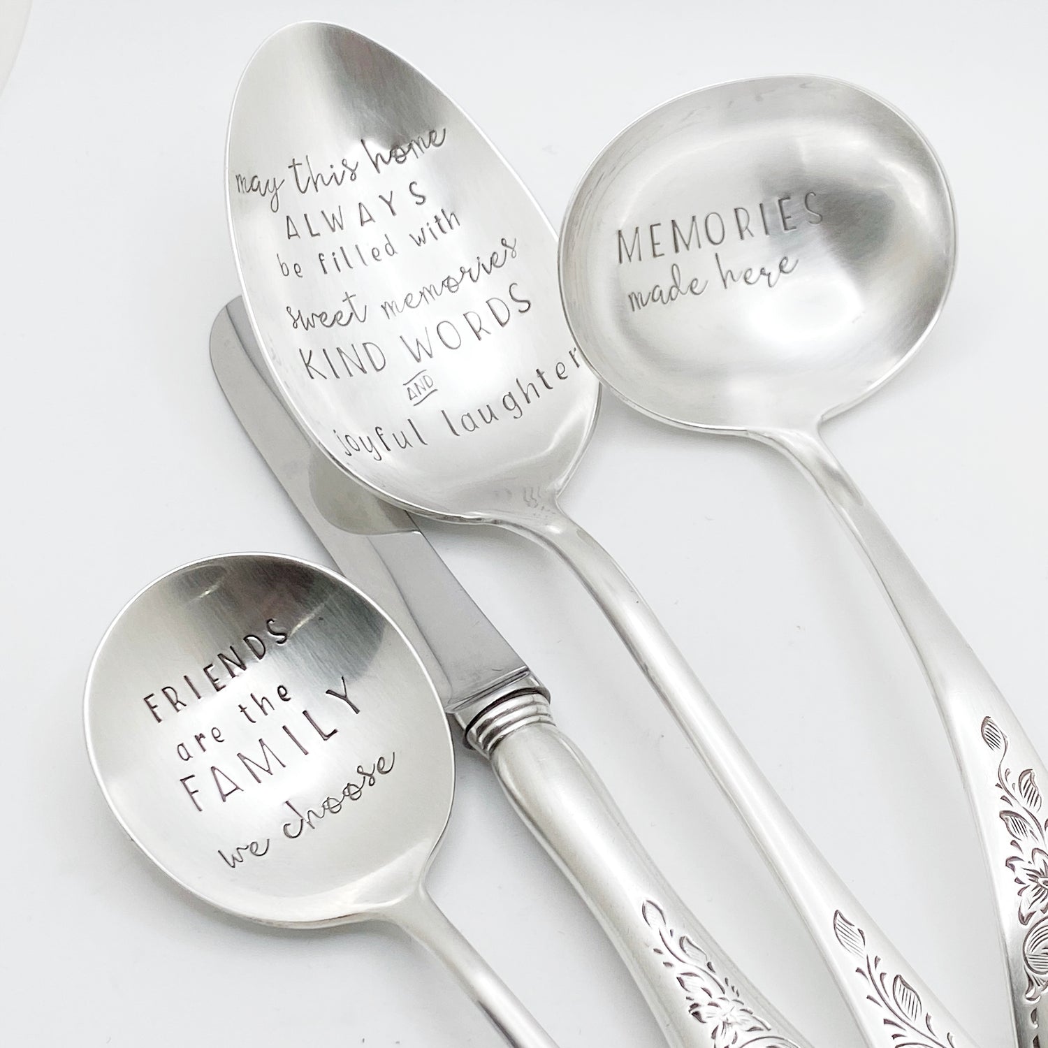 Queen Mary 1940, Serving Set 3, Hand Stamped Vintage Serving Sets & Pieces Serving Set callistafaye   