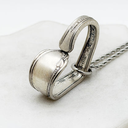 Meadowbrook 1936, Floating Heart, Vintage Spoon Jewelry Hearts callistafaye