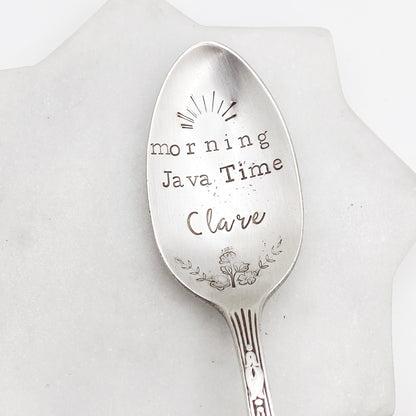 CUSTOM Hand Stamped Vintage Spoon Spoons callistafaye