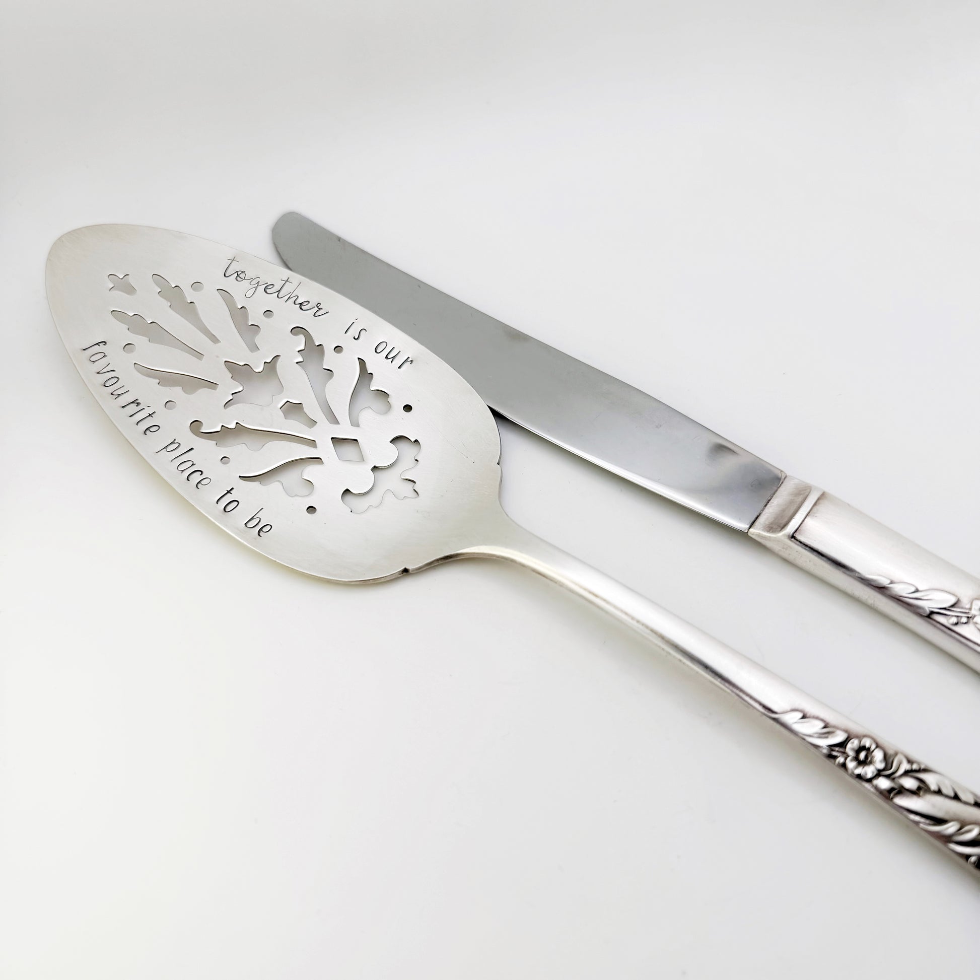 Bridal Wreath 1950, Serving Set 3, Hand Stamped Vintage Serving Sets & Pieces Serving Set callistafaye