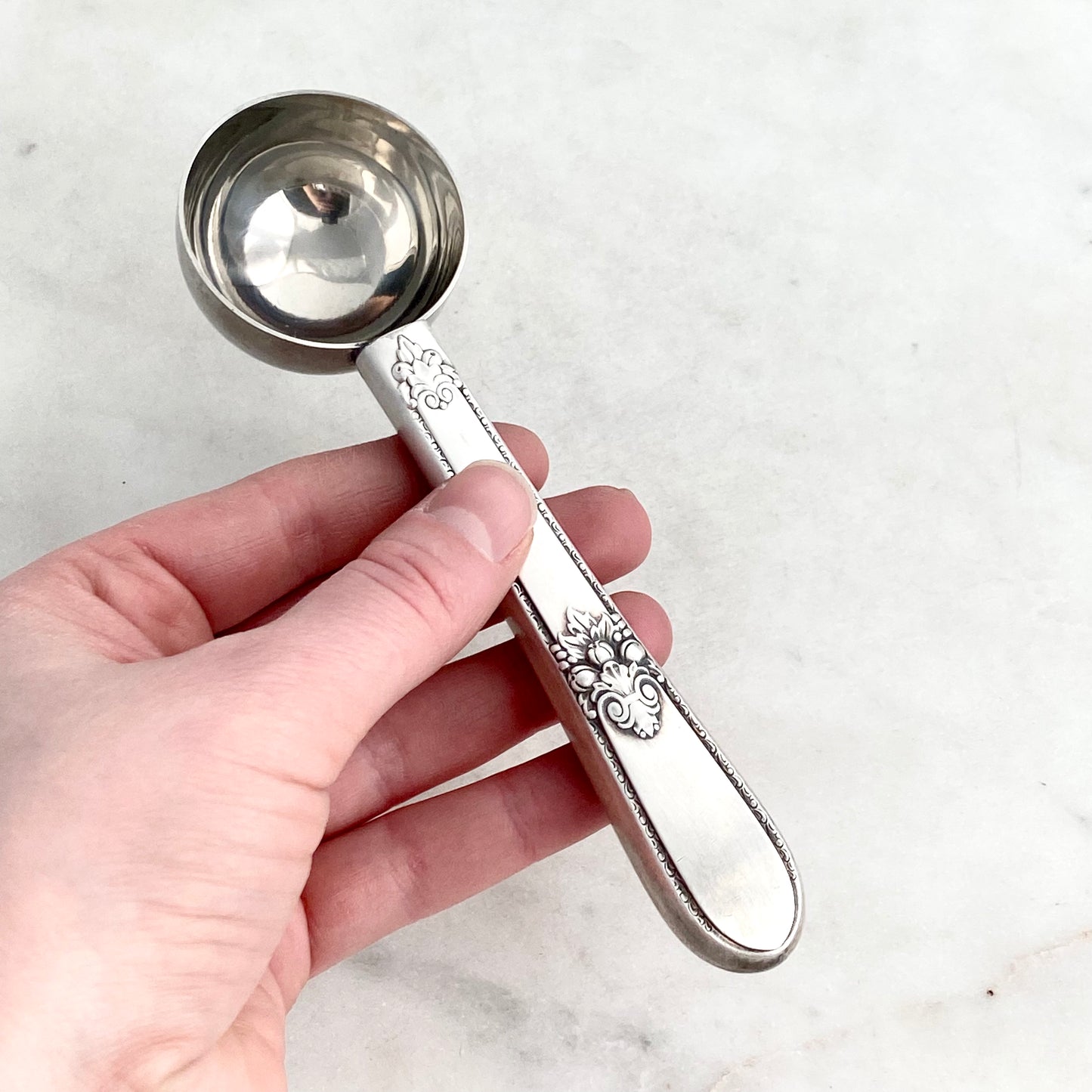 Adoration 1930, Coffee Measuring Spoon, Vintage Silverware Scoop Scoop callistafaye   