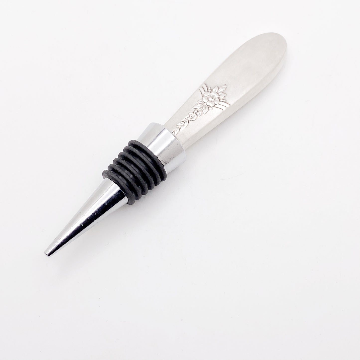 Fantasy 1941, Bottle Stopper, Vintage Silverware Wine Preserver Stopper callistafaye