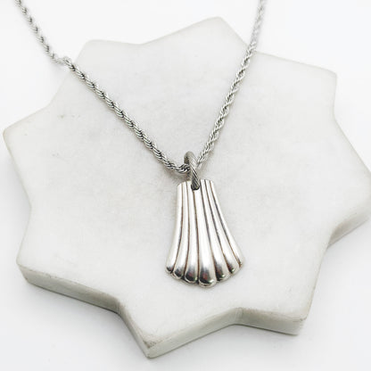 Floral Queen 1992, Reclaimed Spoon Handle Pendant, Vintage Silver Necklace Necklaces callistafaye