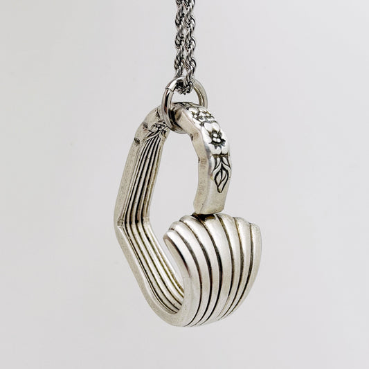 Floral Queen 1992, RARE Floating Heart, Vintage Spoon Jewelry Hearts callistafaye