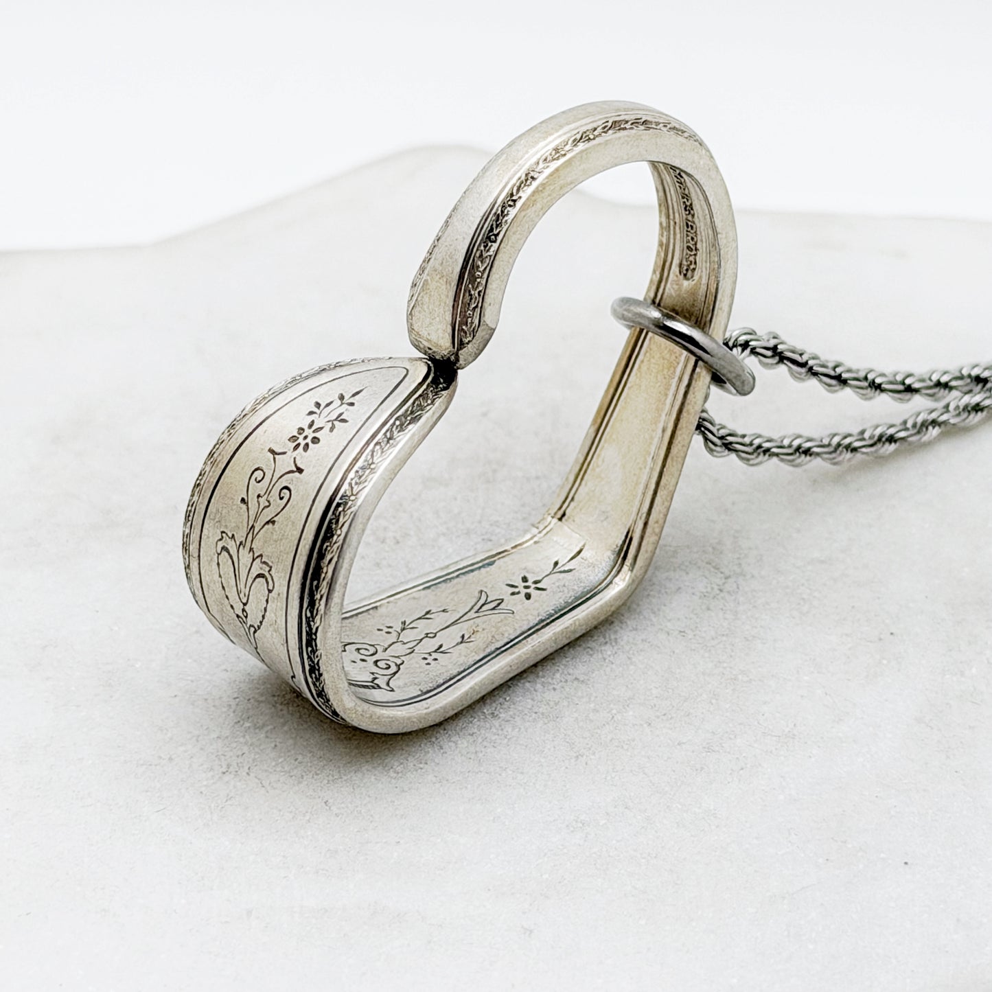 Argosy 1926, Antique Floating Heart, Antique Spoon Jewelry Hearts callistafaye