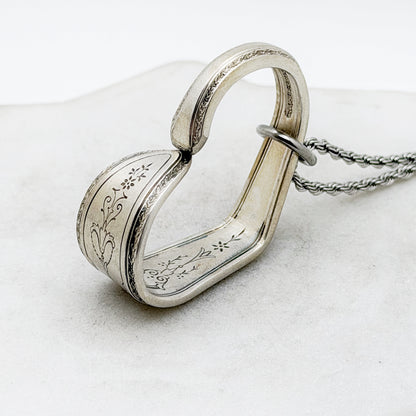 Argosy 1926, Antique Floating Heart, Antique Spoon Jewelry Hearts callistafaye