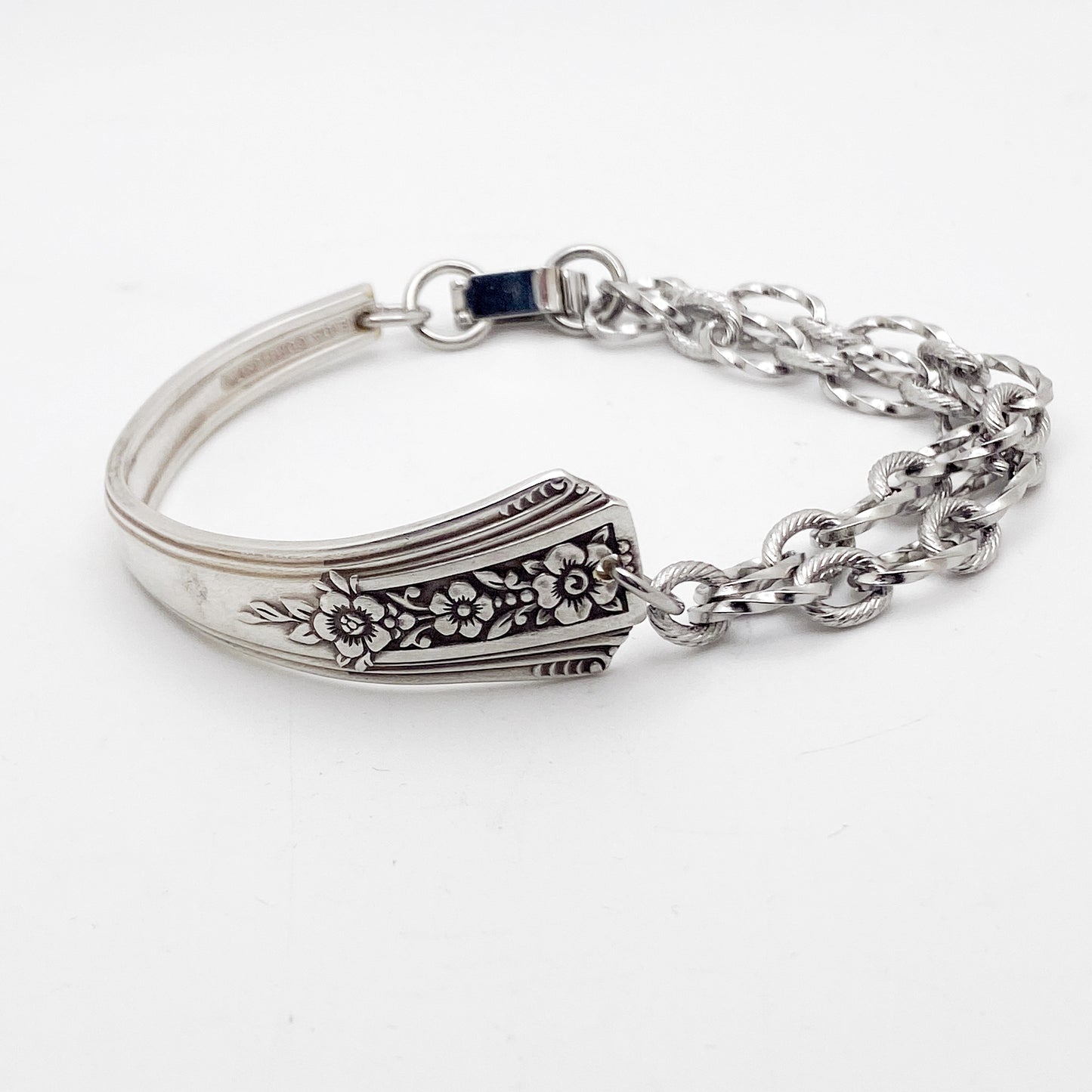 Fortune 1939, Rare Half Chain Bracelet, Vintage Spoon Handle, Antique Spoon Bracelet Bracelets callistafaye