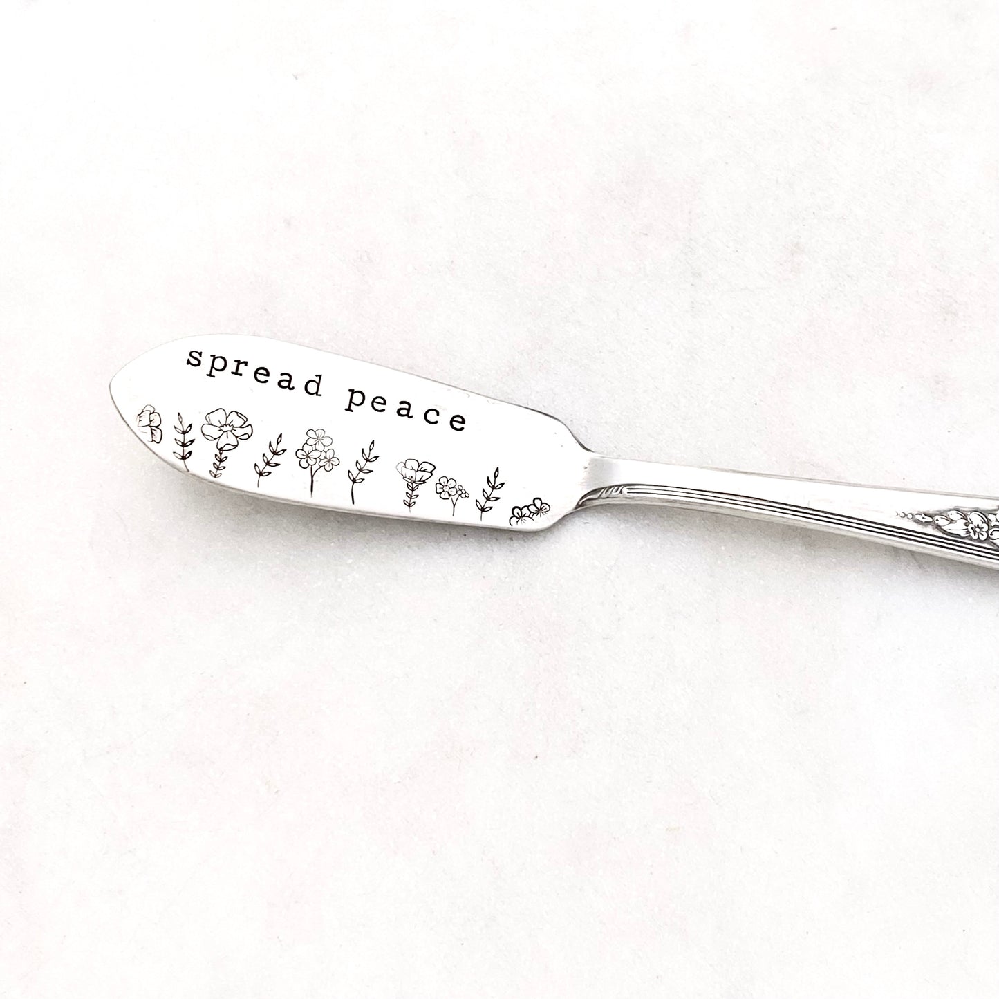 Spread Peace, Hand Stamped Vintage Spreader Spreaders callistafaye   