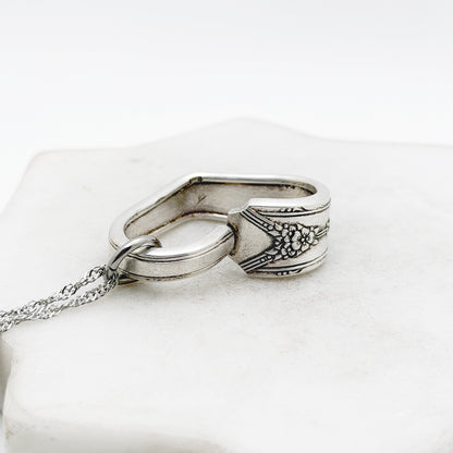 Milady 1940, Small Floating Heart, Vintage Spoon Jewelry Hearts callistafaye