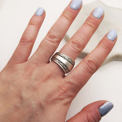 Gracious 1939, Custom Size Spoon Ring, Vintage Silverware Ring Rings callistafaye