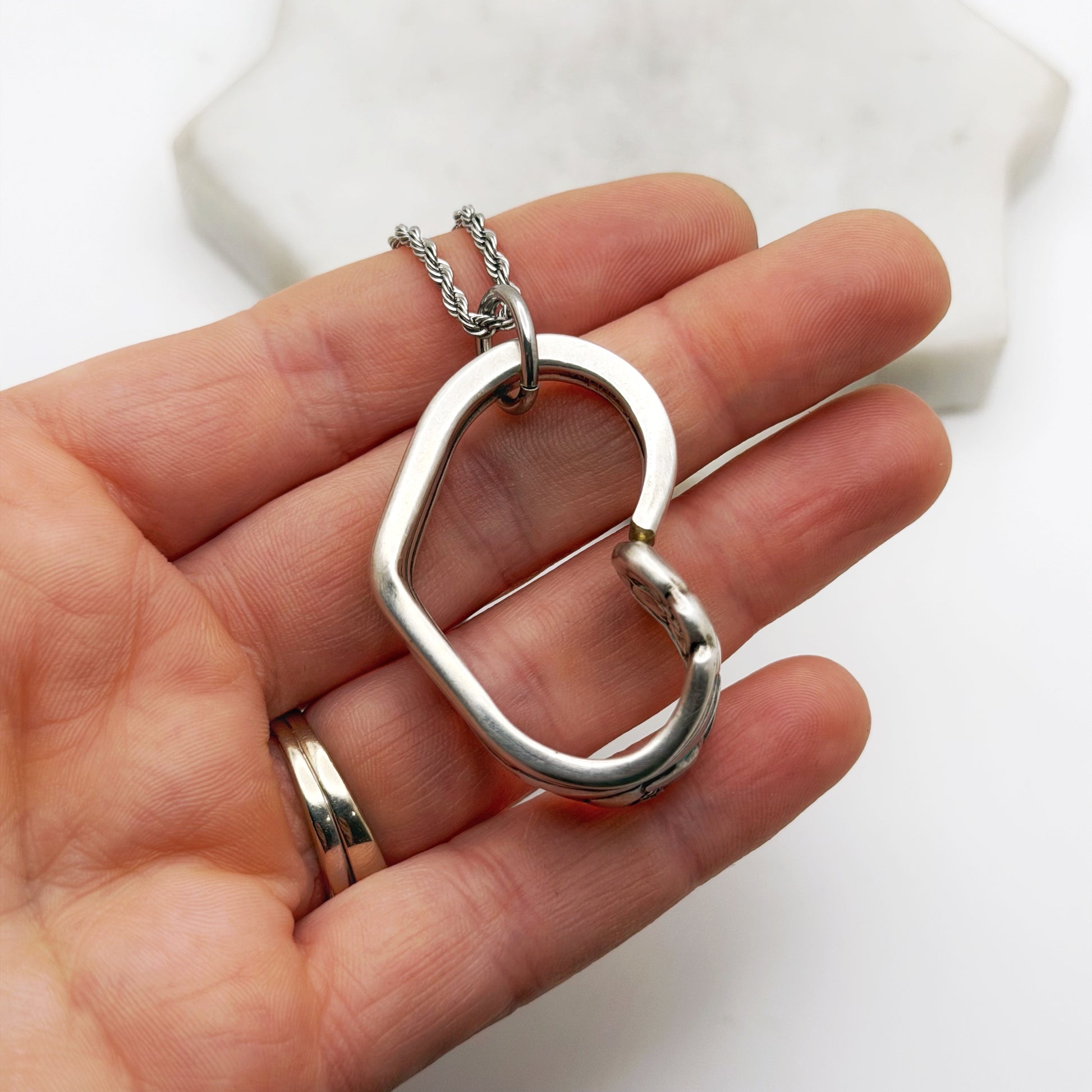 Trillia 1993, RARE Floating Heart, Vintage Spoon Jewelry Hearts callistafaye