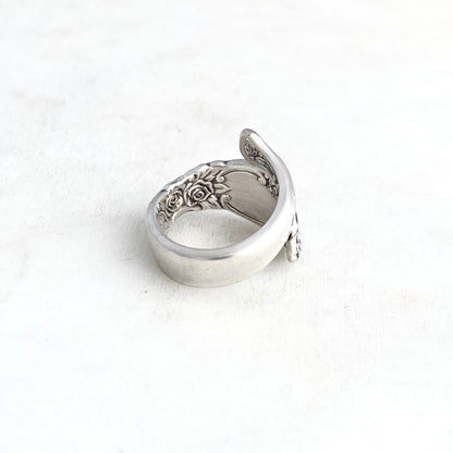 Tiny Ballad Country Lane 1953, Size 6, Demi Spoon Spiral Ring, Vintage Spoon Ring Rings callistafaye   