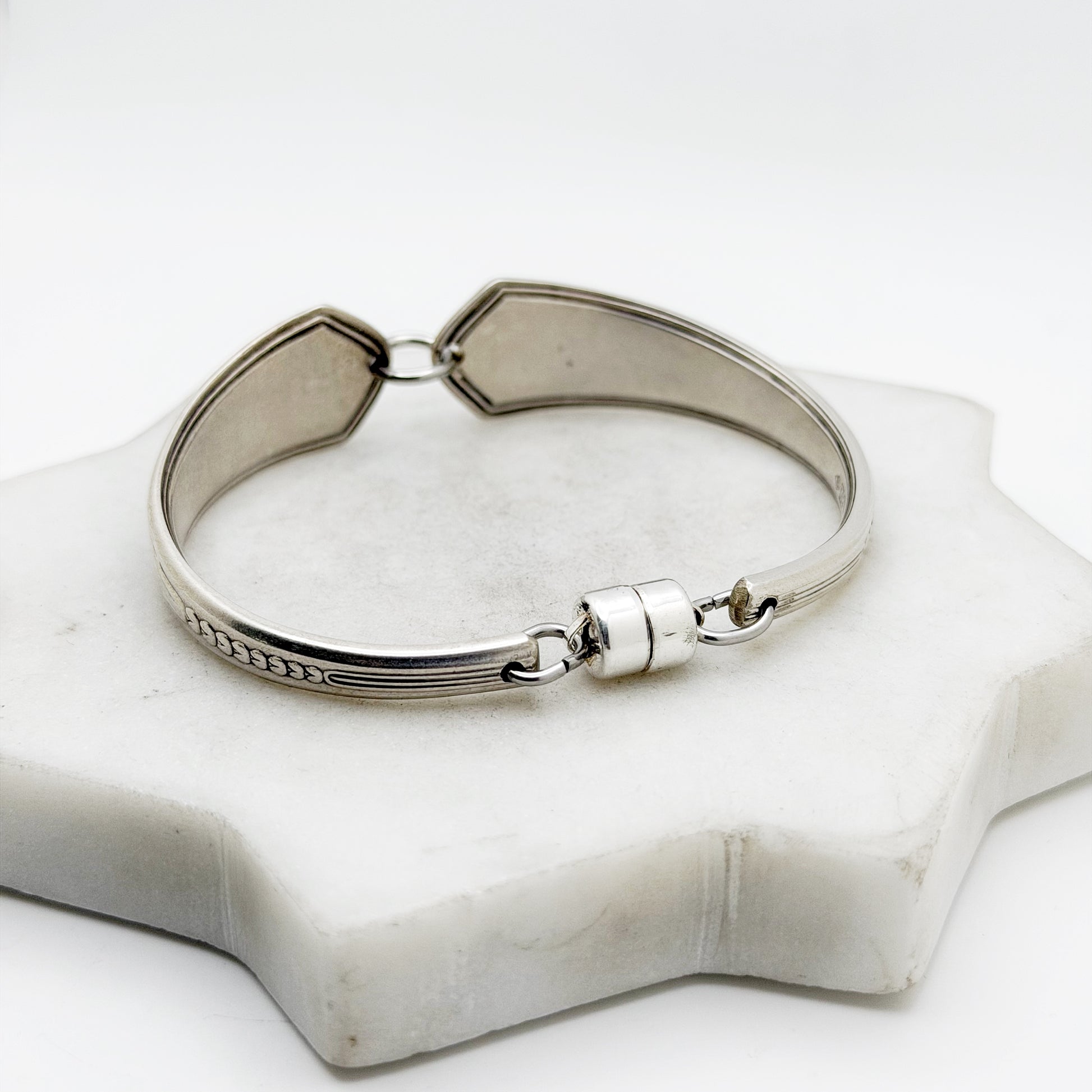 Roses (Roschen) 1925, Antique Two-Part Spoon Bracelet, Antique Spoon Handle, Antique Spoon Bracelet Bracelets callistafaye