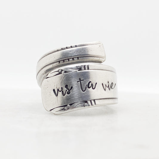 Vis ta Vie, Elaine 1926, Custom Size Spiral Spoon Ring, Vintage Spoon Ring Rings callistafaye