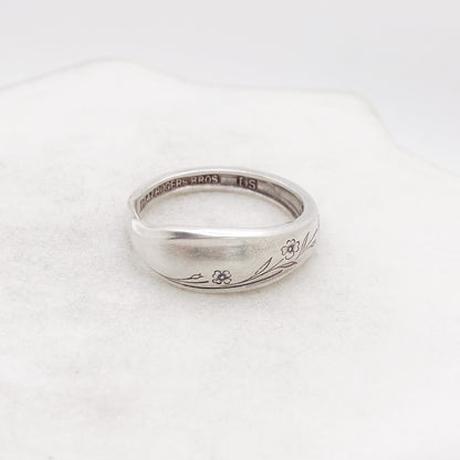 Tiny Springtime 1957, Custom Size, Demi Spoon Ring, Vintage Spoon Ring Rings callistafaye