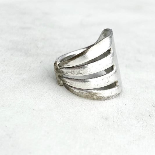 Baby Fork Ring, Size 6.5, Vintage Spoon Ring Rings callistafaye   