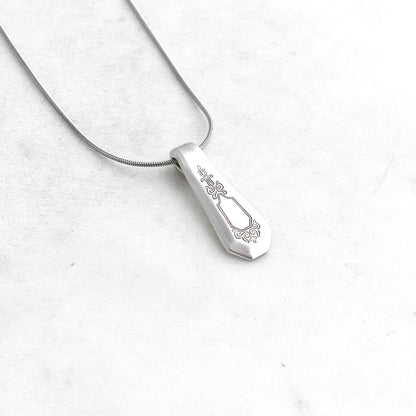 La France 1920, Reclaimed Spoon Handle Pendant, Vintage Silver Necklace Necklaces callistafaye   