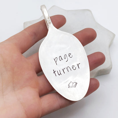 Page Turner, Vintage Spoon Bookmark Bookmarks callistafaye   