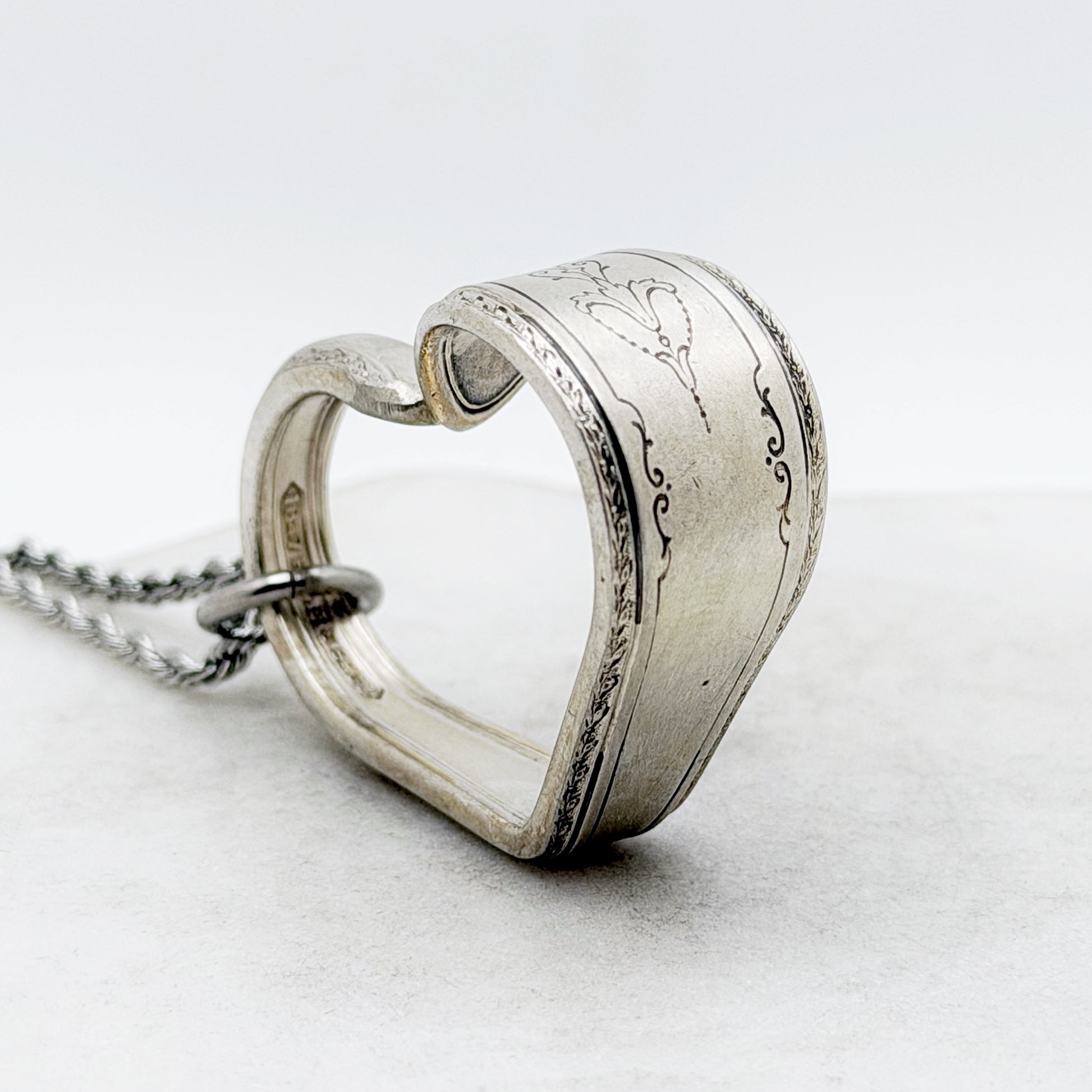 Argosy 1926, Antique Floating Heart, Antique Spoon Jewelry Hearts callistafaye