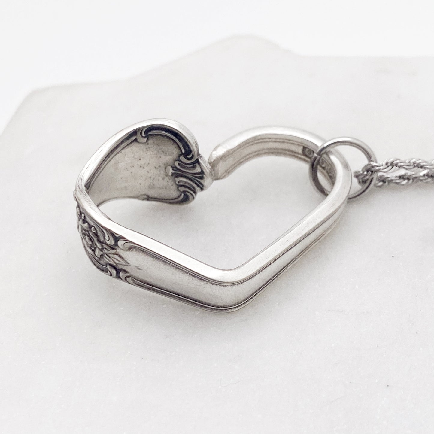 R Monogram, Signature 1950, Floating Heart, Vintage Spoon Jewelry Hearts callistafaye   