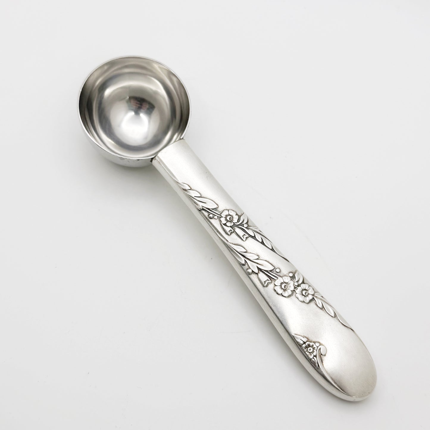 Bridal Wreath 1950, Tea Measuring Spoon, Vintage Silverware Scoop Scoop callistafaye