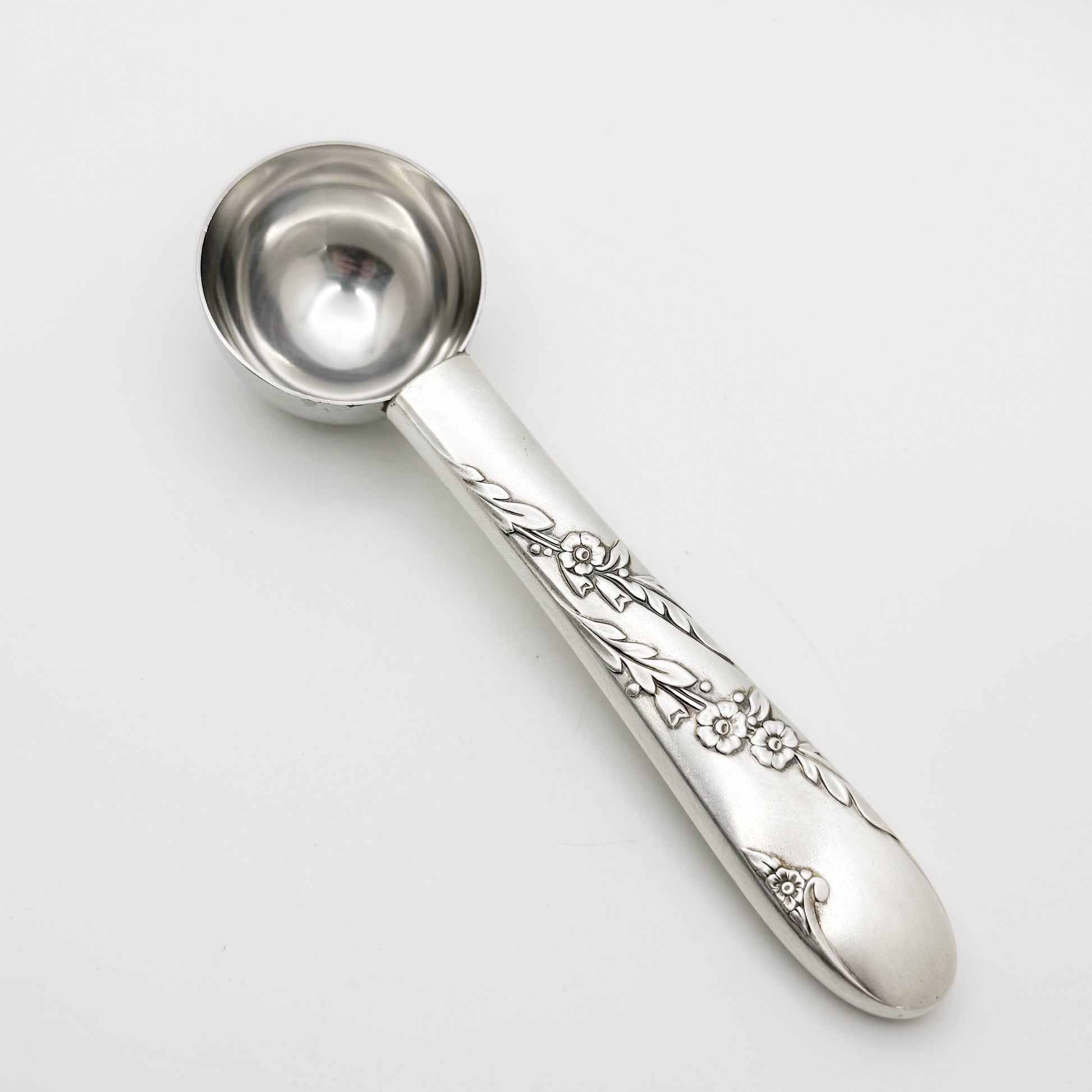 Bridal Wreath 1950, Tea Measuring Spoon, Vintage Silverware Scoop Scoop callistafaye