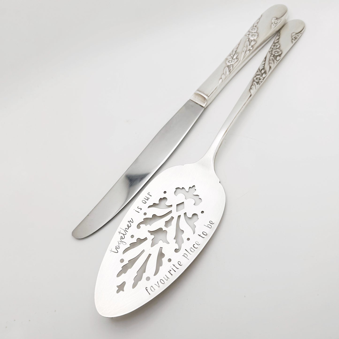 Bridal Wreath 1950, Serving Set 3, Hand Stamped Vintage Serving Sets & Pieces Serving Set callistafaye