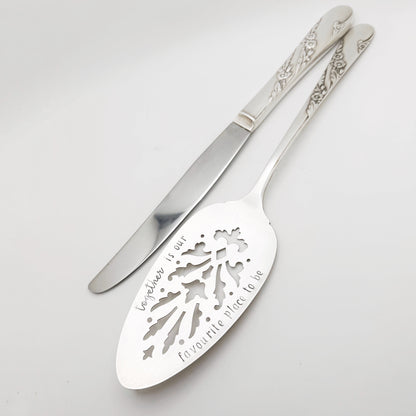 Bridal Wreath 1950, Serving Set 3, Hand Stamped Vintage Serving Sets & Pieces Serving Set callistafaye