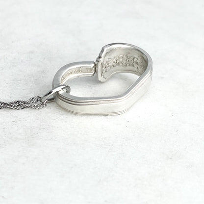 Fortune 1939, RARE Small Floating Heart, Vintage Spoon Jewelry Hearts callistafaye   