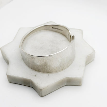 Viceroy Butter Spreader, Bangle Bracelet, Hammered Vintage Silverware, Butter Knife Bangle Bracelet Bracelets callistafaye