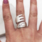 Sugar Tong Claw Ring, Adam 1917, Size 8.5, Spiral Ring, Vintage Spoon Ring Rings callistafaye   