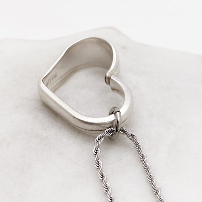 Springtime 1957, Floating Heart, Vintage Spoon Jewelry Hearts callistafaye