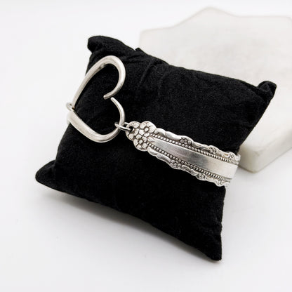 Royal Lace 1973, RARE Curly Fork Heart Bracelet, Vintage Spoon Handle, Vintage Fork Bracelet Bracelets callistafaye