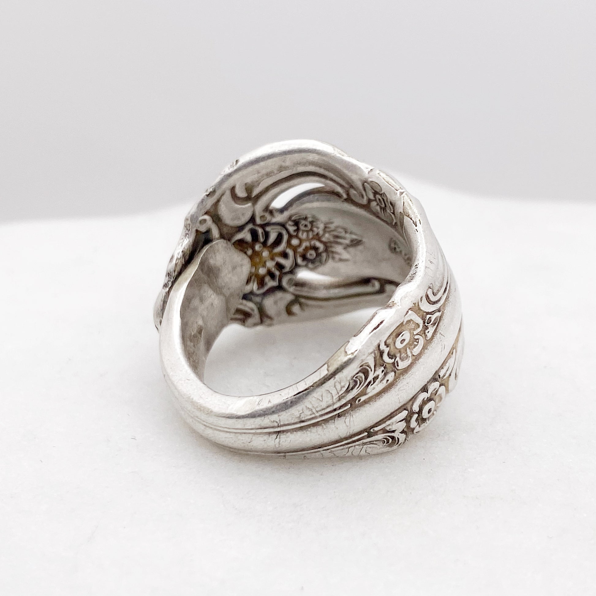 Silver Artistry 1965, Custom Size Spoon Ring, Vintage Silverware Ring Rings callistafaye   