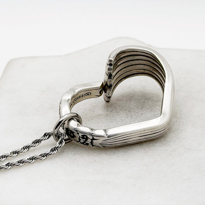 Floral Queen 1992, RARE Floating Heart, Vintage Spoon Jewelry Hearts callistafaye