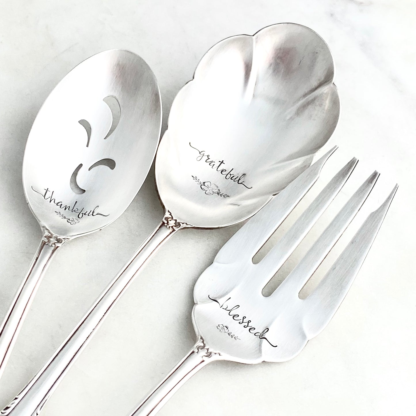 Reflection 1959, Serving Set, Hand Stamped Vintage Serving Sets & Pieces Serving Set callistafaye   