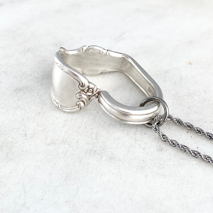 Reflection 1959, Floating Heart, Vintage Spoon Jewelry, 65th Birthday Hearts callistafaye   