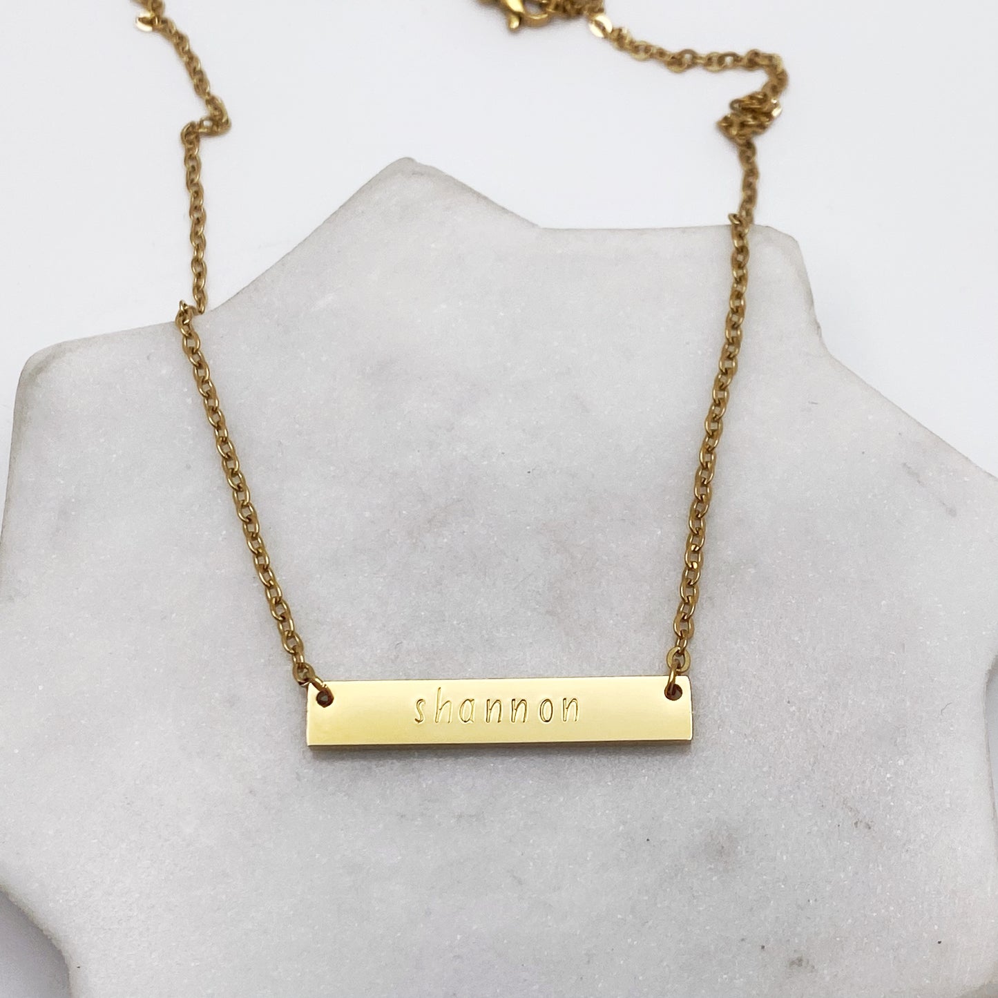 Custom Nameplate Necklace, Personalized Necklaces callistafaye   