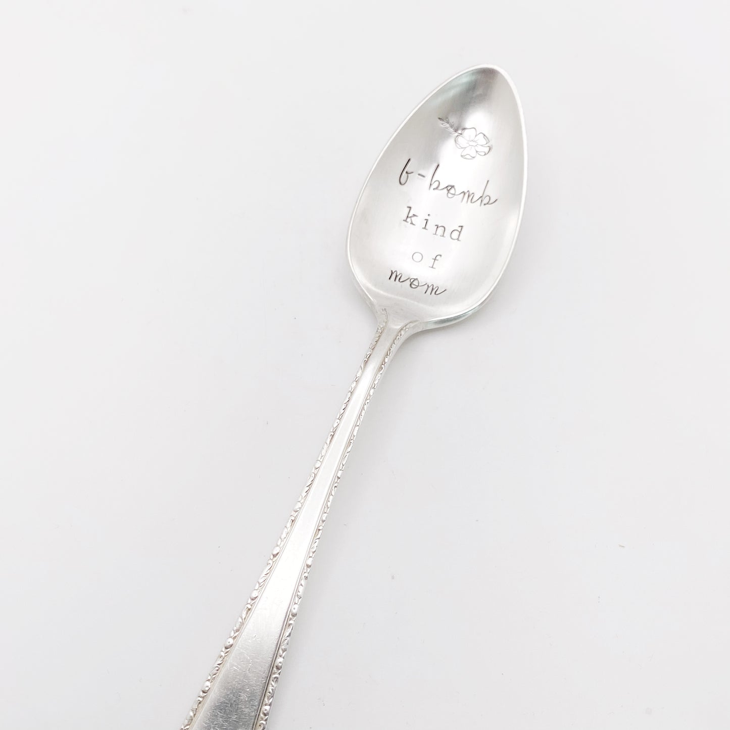 F-Bomb Kind Of Mom, Hand Stamped Vintage Spoon Spoons callistafaye