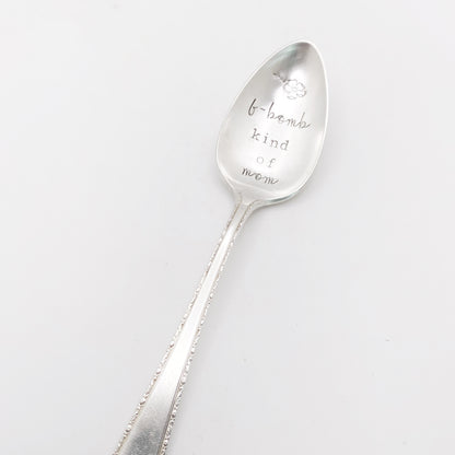F-Bomb Kind Of Mom, Hand Stamped Vintage Spoon Spoons callistafaye