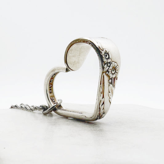 Bridal Wreath 1950, Floating Heart, Vintage Spoon Jewelry Hearts callistafaye