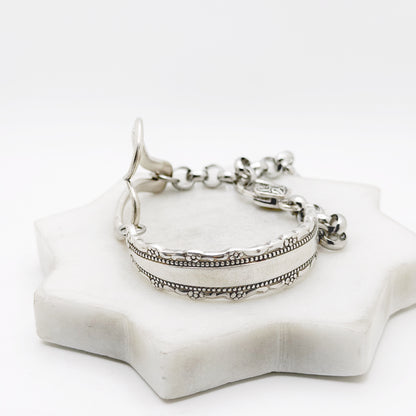 Royal Lace 1973, RARE Curly Fork Heart Bracelet, Vintage Spoon Handle, Vintage Fork Bracelet Bracelets callistafaye